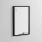 Flash Furniture HGWA-WHITE-20X30-BLK-GG