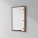 Flash Furniture HGWA-WHITE-24X36-BRN-GG