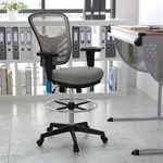 Flash Furniture HL-0001-1CBLACK-LTGY-GG