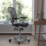 Flash Furniture HL-0001-WH-DKGY-RLB-GG