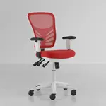 Flash Furniture HL-0001-WH-RED-RLB-GG
