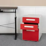 Flash Furniture HZ-AP535-02-RED-WH-GG