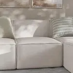 Flash Furniture Bridgetown Luxury Modular Sectional Sofa - Cream