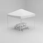 Flash Furniture JJ-GZ10PKG103-WH-GG