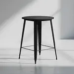 Flash Furniture JJ-T14623H-76-BKBK-GG