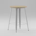 Flash Furniture JJ-T14623H-76-BRSL-GG