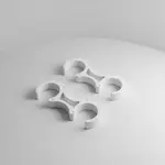 Flash Furniture LE-3-W-WHITE-GANG-GG