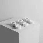 Flash Furniture LE-3-WHITE-GANG-GG