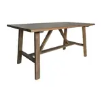 Flash Furniture LFS-2013-RSTBRN-GG