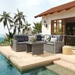 Flash Furniture LTS-SET-02023-GY-GY-GG