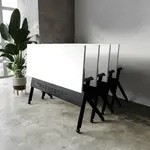 Flash Furniture MT-M6024-Y-LEG-WHTBLK-GG