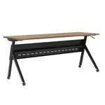 Flash Furniture MT-M7224-Y-LEG-WLNBLK-GG