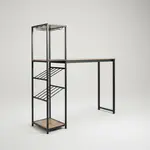 Flash Furniture NAN-F-HY-B23102-BLKBRN-GG