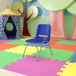 Flash Furniture RUT-14-NVY-CHR-GG