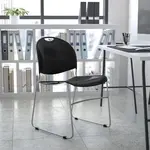 Flash Furniture RUT-188-BK-CHR-GG