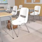 Flash Furniture RUT-EO1-WH-GG