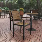 Flash Furniture SB-CA108-WA-NAT-GG