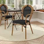 Flash Furniture SDA-AD642002A-TXT-BK-NAT-GG