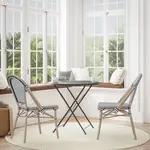 Flash Furniture SDA-AD642107-BLKWH-LTNAT-GG