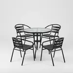 Flash Furniture TLH-072RD-017CBK4-GG