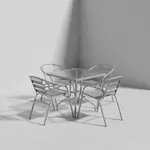 Flash Furniture TLH-0732SQ-017CSV4-GG