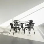 Flash Furniture TLH-073SQ-037BK4-GG