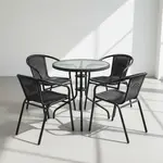 Flash Furniture TLH-087RD-037BK4-GG