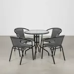 Flash Furniture TLH-087RD-037GY4-GG