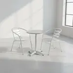 Flash Furniture TLH-ALUM-24RD-017BCHR2-GG