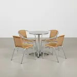 Flash Furniture TLH-ALUM-24RD-020BGECHR4-GG