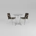 Flash Furniture TLH-ALUM-24RD-020CHR2-GG