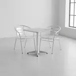 Flash Furniture TLH-ALUM-24SQ-017BCHR2-GG