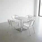 Flash Furniture TLH-ALUM-24SQ-017BCHR4-GG