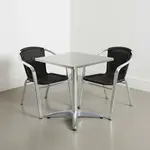 Flash Furniture TLH-ALUM-24SQ-020BKCHR2-GG