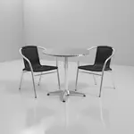 Flash Furniture TLH-ALUM-28RD-020BKCHR2-GG