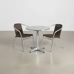 Flash Furniture TLH-ALUM-28RD-020CHR2-GG