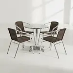 Flash Furniture TLH-ALUM-28RD-020CHR4-GG