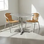 Flash Furniture TLH-ALUM-28SQ-020BGECHR2-GG