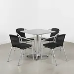 Flash Furniture TLH-ALUM-28SQ-020BKCHR4-GG