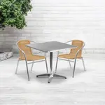 Flash Furniture TLH-ALUM-32SQ-020BGECHR2-GG