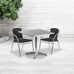 Flash Furniture TLH-ALUM-32SQ-020BKCHR2-GG