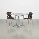 Flash Furniture TLH-ALUM-32SQ-020CHR2-GG