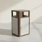 Flash Furniture UB-OTB-67W-BRN-SLV-GG