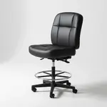 Flash Furniture WL-735SYG-BK-LEA-D-GG