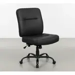 Flash Furniture WL-735SYG-BK-LEA-GG