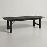 Flash Furniture XA-F-108X40-BW-GG