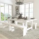 Flash Furniture XA-FARM-2-WH-GG