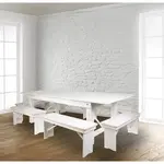 Flash Furniture XA-FARM-3-WH-GG