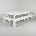 Flash Furniture XA-FARM-5-WH-GG