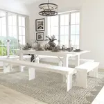 Flash Furniture XA-FARM-5-WH-GG